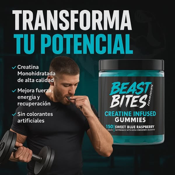 Beast Bites® - Gomitas de Creatina x 150 Unidades